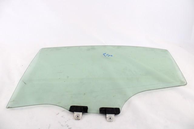 DOOR WINDOW, TINTED GLASS, REAR LEFT OEM N. 73450SNAA00 SPARE PART USED CAR HONDA CIVIC FN FK FD FA MK8 (2006 - 2012) DISPLACEMENT IBRIDO 1,3 YEAR OF CONSTRUCTION 2009