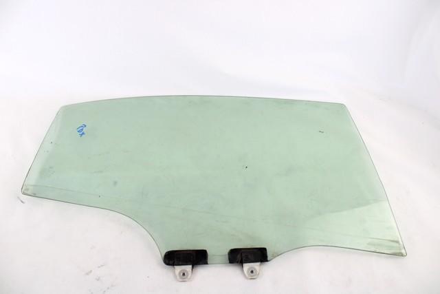 DOOR WINDOW, TINTED GLASS, REAR RIGHT OEM N. 73400SNAA00 SPARE PART USED CAR HONDA CIVIC FN FK FD FA MK8 (2006 - 2012) DISPLACEMENT IBRIDO 1,3 YEAR OF CONSTRUCTION 2009