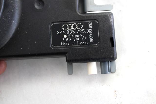 AMPLIFICATORE / CENTRALINA ANTENNA OEM N. 8P4035225D SPARE PART USED CAR AUDI A3 MK2R 8P 8PA 8P1 (2008 - 2012) DISPLACEMENT DIESEL 1,6 YEAR OF CONSTRUCTION 2010