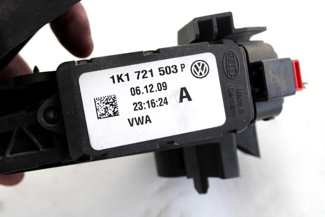 PEDALS & PADS  OEM N. 1K1721503P SPARE PART USED CAR AUDI A3 MK2R 8P 8PA 8P1 (2008 - 2012) DISPLACEMENT DIESEL 1,6 YEAR OF CONSTRUCTION 2010