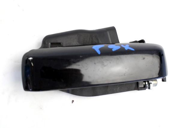 LEFT REAR EXTERIOR HANDLE OEM N. 735369030 SPARE PART USED CAR LANCIA MUSA 350 R (09/2007 - 8/2013)  DISPLACEMENT BENZINA 1,4 YEAR OF CONSTRUCTION 2010