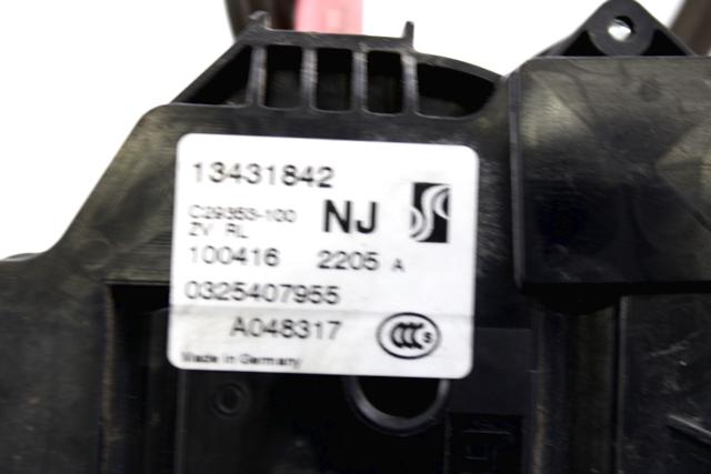 CENTRAL DOOR LOCK REAR LEFT DOOR OEM N. 13431842 SPARE PART USED CAR OPEL CORSA E X15 (2014 - 2019) DISPLACEMENT BENZINA/GPL 1,4 YEAR OF CONSTRUCTION 2016