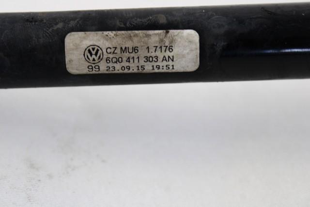 STABILIZER,FRONT OEM N. 6Q0411303AN SPARE PART USED CAR VOLKSWAGEN POLO 6R1 6C1 R (DAL 02/2014)  DISPLACEMENT BENZINA 1 YEAR OF CONSTRUCTION 2015