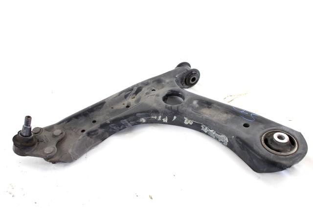 WISHBONE,FRONT LEFT OEM N. 6R0407151F SPARE PART USED CAR VOLKSWAGEN POLO 6R1 6C1 R (DAL 02/2014)  DISPLACEMENT BENZINA 1 YEAR OF CONSTRUCTION 2015