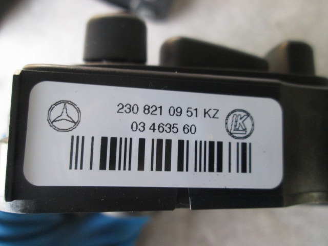 SEAT ADJUSTMENT SWITCH, FRONT OEM N. 2308210951 ORIGINAL PART ESED MERCEDES CLASSE SL R230 (2001 - 2008) BENZINA 50  YEAR OF CONSTRUCTION 2001