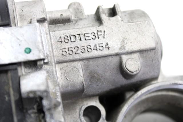 COMPLETE THROTTLE BODY WITH SENSORS  OEM N. 55258454 SPARE PART USED CAR FIAT DOBLO 263 MK2 R (DAL 2015) DISPLACEMENT DIESEL 1,6 YEAR OF CONSTRUCTION 2010