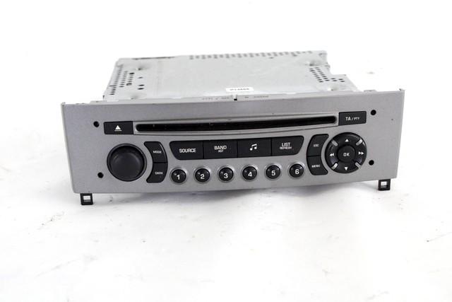 RADIO CD / AMPLIFIER / HOLDER HIFI SYSTEM OEM N. 96750243XH SPARE PART USED CAR PEUGEOT 308 4A 4B 4C 4E 4H MK1 BER/SW/CC (2007 - 2013)  DISPLACEMENT DIESEL 1,6 YEAR OF CONSTRUCTION 2011