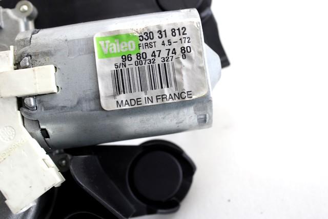 REAR WIPER MOTOR OEM N. 9680477480 SPARE PART USED CAR PEUGEOT 308 4A 4B 4C 4E 4H MK1 BER/SW/CC (2007 - 2013)  DISPLACEMENT DIESEL 1,6 YEAR OF CONSTRUCTION 2011