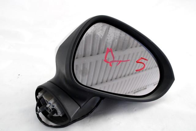 OUTSIDE MIRROR RIGHT . OEM N. 6J1857508G9B9 SPARE PART USED CAR SEAT IBIZA 6J5 6P1 MK4 R BER/SW (2012 -2017)  DISPLACEMENT DIESEL 1,2 YEAR OF CONSTRUCTION 2014