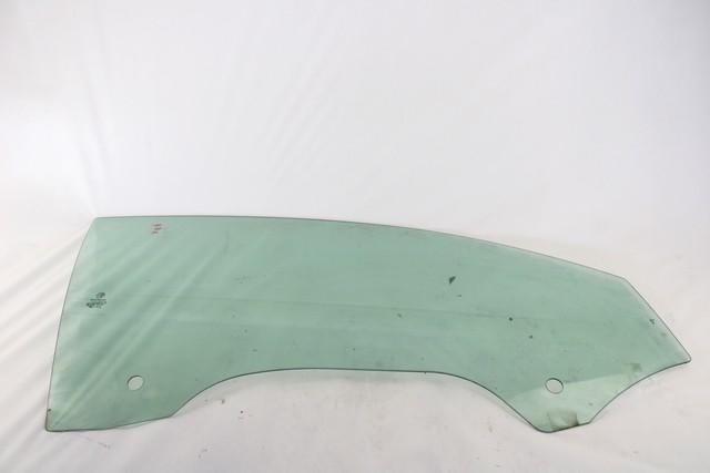 DOOR WINDOW, FRONT LEFT OEM N. 50516421 SPARE PART USED CAR ALFA ROMEO MITO 955 (2008 - 2018)  DISPLACEMENT BENZINA 1,4 YEAR OF CONSTRUCTION 2014