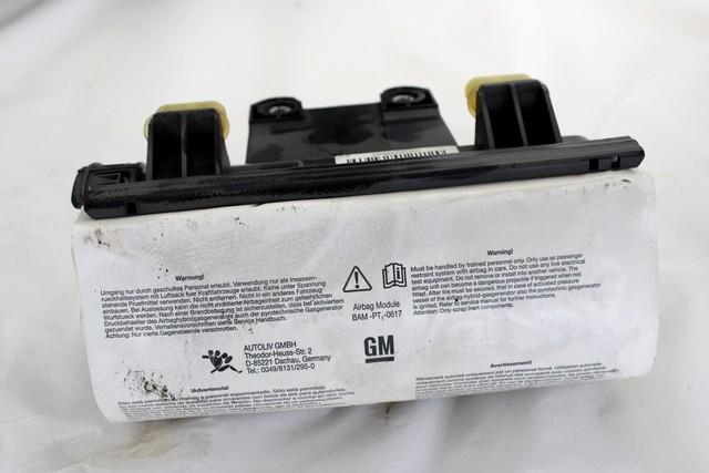 KIT COMPLETE AIRBAG OEM N. 5519 KIT AIRBAG COMPLETO SPARE PART USED CAR OPEL MERIVA A X03 R (2006 - 2010)  DISPLACEMENT BENZINA/GPL 1,4 YEAR OF CONSTRUCTION 2010