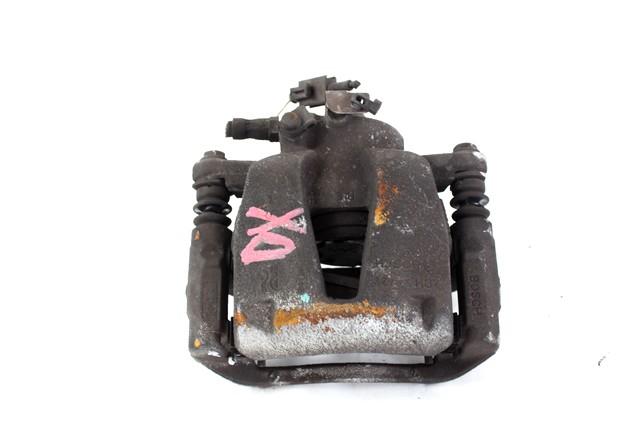 BRAKE CALIPER FRONT LEFT . OEM N. 77365544 SPARE PART USED CAR FIAT PUNTO EVO 199 (2009 - 2012)   DISPLACEMENT BENZINA 1,2 YEAR OF CONSTRUCTION 2010