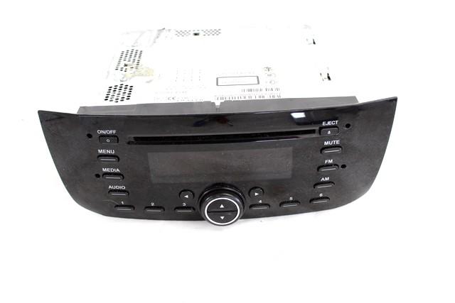 RADIO CD / AMPLIFIER / HOLDER HIFI SYSTEM OEM N. 735501409 SPARE PART USED CAR FIAT PUNTO EVO 199 (2009 - 2012)   DISPLACEMENT BENZINA 1,2 YEAR OF CONSTRUCTION 2010