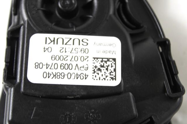 PEDALS & PADS  OEM N. 49400-68K40 SPARE PART USED CAR NISSAN PIXO UA0 (2009 - 2013)  DISPLACEMENT BENZINA 1 YEAR OF CONSTRUCTION 2010