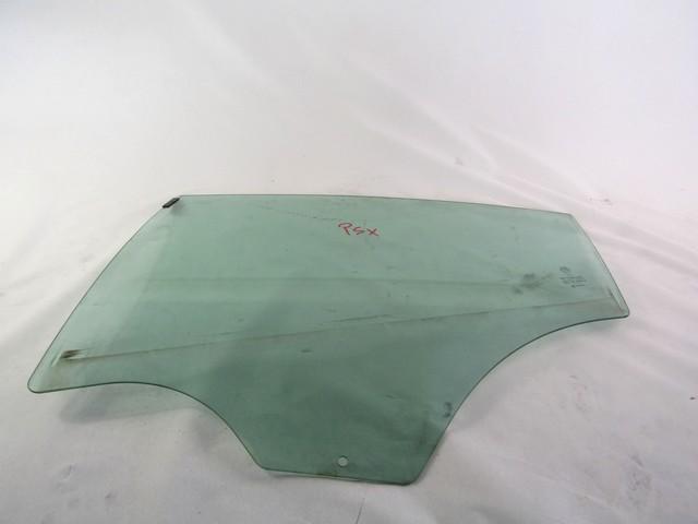 DOOR WINDOW, TINTED GLASS, REAR LEFT OEM N. 50529957 SPARE PART USED CAR ALFA ROMEO GIULIETTA 940 (2010 - 2020)  DISPLACEMENT BENZINA 1,4 YEAR OF CONSTRUCTION 2012
