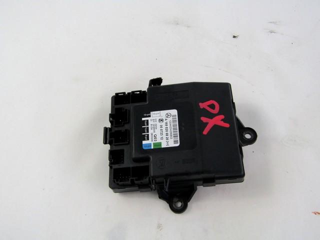 CONTROL OF THE FRONT DOOR OEM N. A1698206826 SPARE PART USED CAR MERCEDES CLASSE A W169 5P C169 3P (2004 - 04/2008)  DISPLACEMENT BENZINA 1,5 YEAR OF CONSTRUCTION 2006