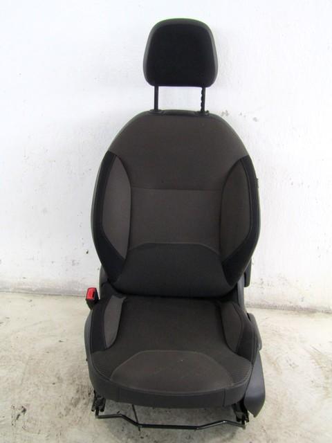 SEAT FRONT DRIVER SIDE LEFT . OEM N. SEASTCTC3MK2BR5P SPARE PART USED CAR CITROEN C3 MK2 SC (2009 - 2016)  DISPLACEMENT BENZINA/GPL 1,4 YEAR OF CONSTRUCTION 2014