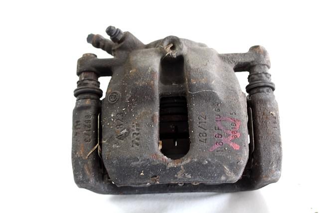 BRAKE CALIPER FRONT LEFT . OEM N. 77364337 SPARE PART USED CAR LANCIA Y YPSILON 843 (2003-2006)  DISPLACEMENT BENZINA 1,2 YEAR OF CONSTRUCTION 2005