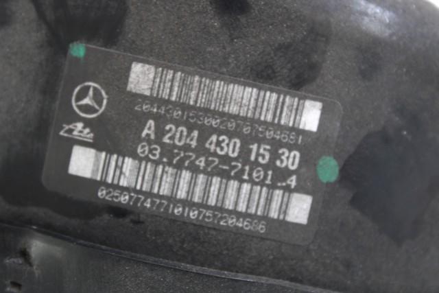 POWER BRAKE UNIT DEPRESSION OEM N. A2044301530 SPARE PART USED CAR MERCEDES CLASSE C W204 BER/SW (2007 - 2011)  DISPLACEMENT DIESEL 2,2 YEAR OF CONSTRUCTION 2007