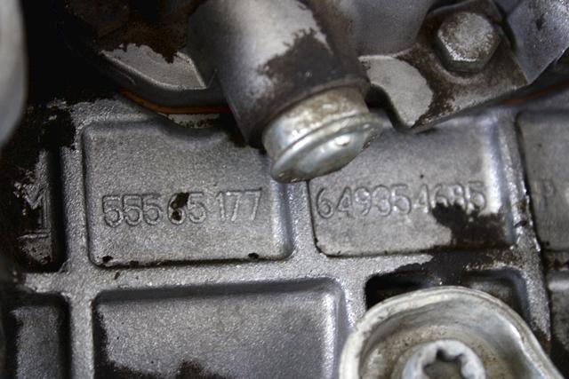 MANUAL TRANSMISSION OEM N. 55565177 CAMBIO MECCANICO SPARE PART USED CAR OPEL MERIVA A X03 R (2006 - 2010)  DISPLACEMENT BENZINA/GPL 1,4 YEAR OF CONSTRUCTION 2010