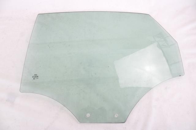 DOOR WINDOW, TINTED GLASS, REAR LEFT OEM N. 8X4845205 SPARE PART USED CAR AUDI A1 8X 8X1 8XF (DAL 2010) DISPLACEMENT DIESEL 1,6 YEAR OF CONSTRUCTION 2013