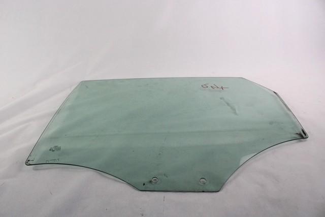 DOOR WINDOW, TINTED GLASS, REAR LEFT OEM N. 8R0845205H SPARE PART USED CAR AUDI Q5 8R B8 (10/2008 - 06/2012)  DISPLACEMENT DIESEL 3 YEAR OF CONSTRUCTION 2011