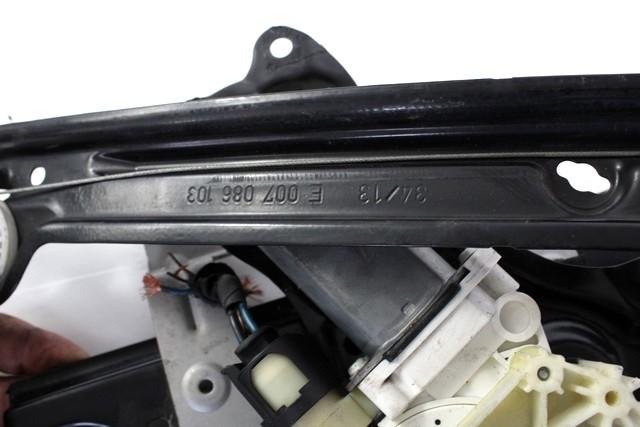 DOOR WINDOW LIFTING MECHANISM REAR OEM N. 58445 SISTEMA ALZACRISTALLO PORTA POSTERIORE ELETT SPARE PART USED CAR BMW SERIE 6 F12 / F13 CABRIO/COUPE/GRAN COUPE (2011 - 2018) DISPLACEMENT DIESEL 3 YEAR OF CONSTRUCTION 2015