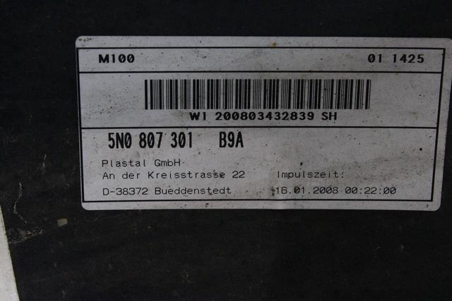 BUMPER, REAR OEM N. 5N0807421 SPARE PART USED CAR VOLKSWAGEN TIGUAN 5N MK1 R (2011 - 2016)   DISPLACEMENT DIESEL 2 YEAR OF CONSTRUCTION 2012