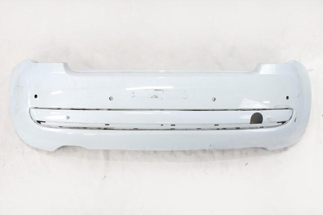BUMPER, REAR OEM N. 735425627 SPARE PART USED CAR FIAT 500 CINQUECENTO 312 MK3 (2007 - 2015)  DISPLACEMENT BENZINA 1,4 YEAR OF CONSTRUCTION 2007