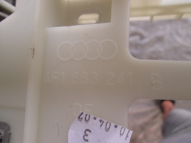 TUNNEL OBJECT HOLDER WITHOUT ARMREST OEM N. 4F1863241B ORIGINAL PART ESED AUDI A6 C6 4F2 4FH 4F5 BER/SW/ALLROAD (07/2004 - 10/2008) DIESEL 30  YEAR OF CONSTRUCTION 2007