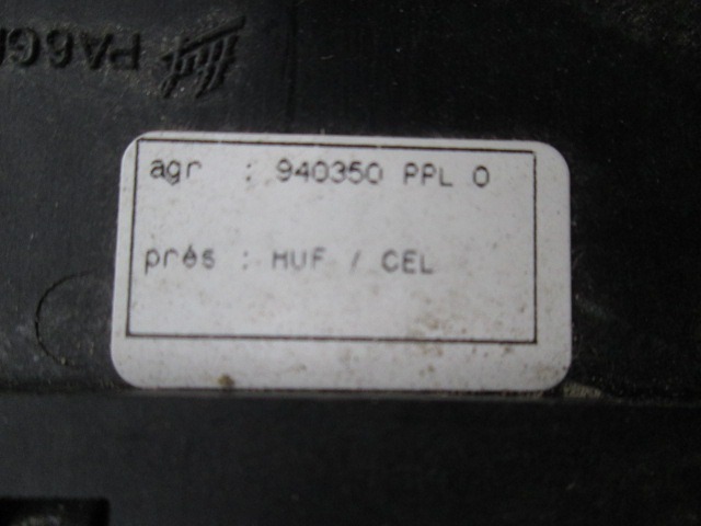 CONTROL CAR ALARM OEM N. 940350 ORIGINAL PART ESED LAND ROVER RANGE ROVER (1992 - 2005) DIESEL 25  YEAR OF CONSTRUCTION 1997