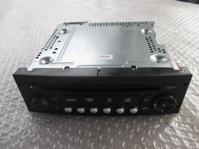 CITROEN C3 1.4 HDI 50KW 68CV 5P 5M 8HR (2009 - 02/2013) REPLACEMENT CAR RADIO CD (WE DO NOT PROVIDE RADIO CODE ONLY ONE VEHICLE IDENTIFICATION) 16077505XT 0,307,090 96766518XT00 PSARCD441-72 BS0011190125284