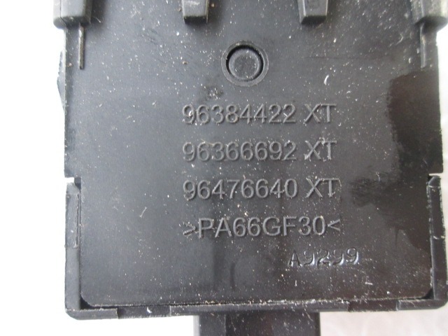 CONTROL ELEMENT LIGHT OEM N. 96384422 9636692 96476640 ORIGINAL PART ESED PEUGEOT 207 / 207 CC WA WC WK (05/2009 - 2015) DIESEL 16  YEAR OF CONSTRUCTION 2009