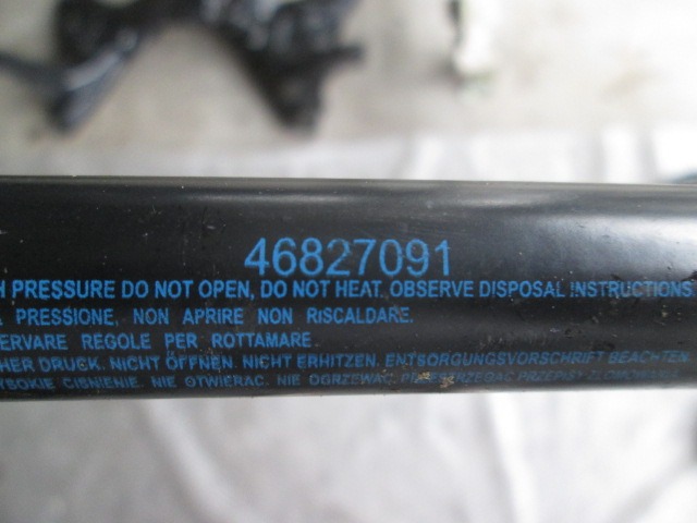 GAS PRESSURIZED SPRING, TRUNK LID OEM N. 46827091 ORIGINAL PART ESED FIAT PANDA 169 (2009 - 2011) BENZINA/METANO 12  YEAR OF CONSTRUCTION 2009