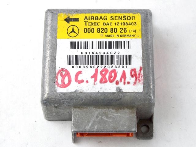 A0008208026 CENTRALINA AIRBAG MERCEDES CLASSE C 200 CDI S202 2.2 D 100KW 5P SW 5M (1999) RICAMBIO USATO