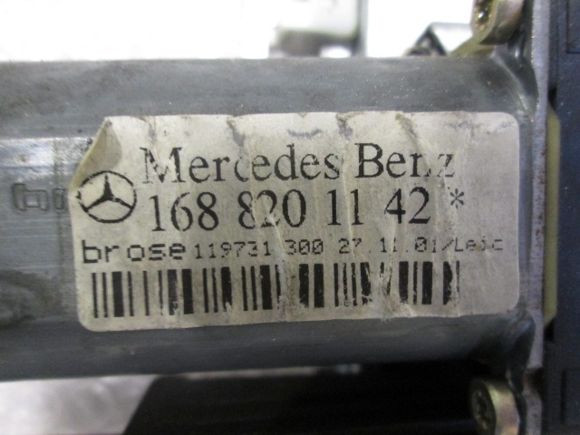 DOOR WINDOW LIFTING MECHANISM FRONT OEM N. 2108204542 ORIGINAL PART ESED MERCEDES CLASSE A W168 V168 RESTYLING (2001 - 2005) BENZINA 19  YEAR OF CONSTRUCTION 2002