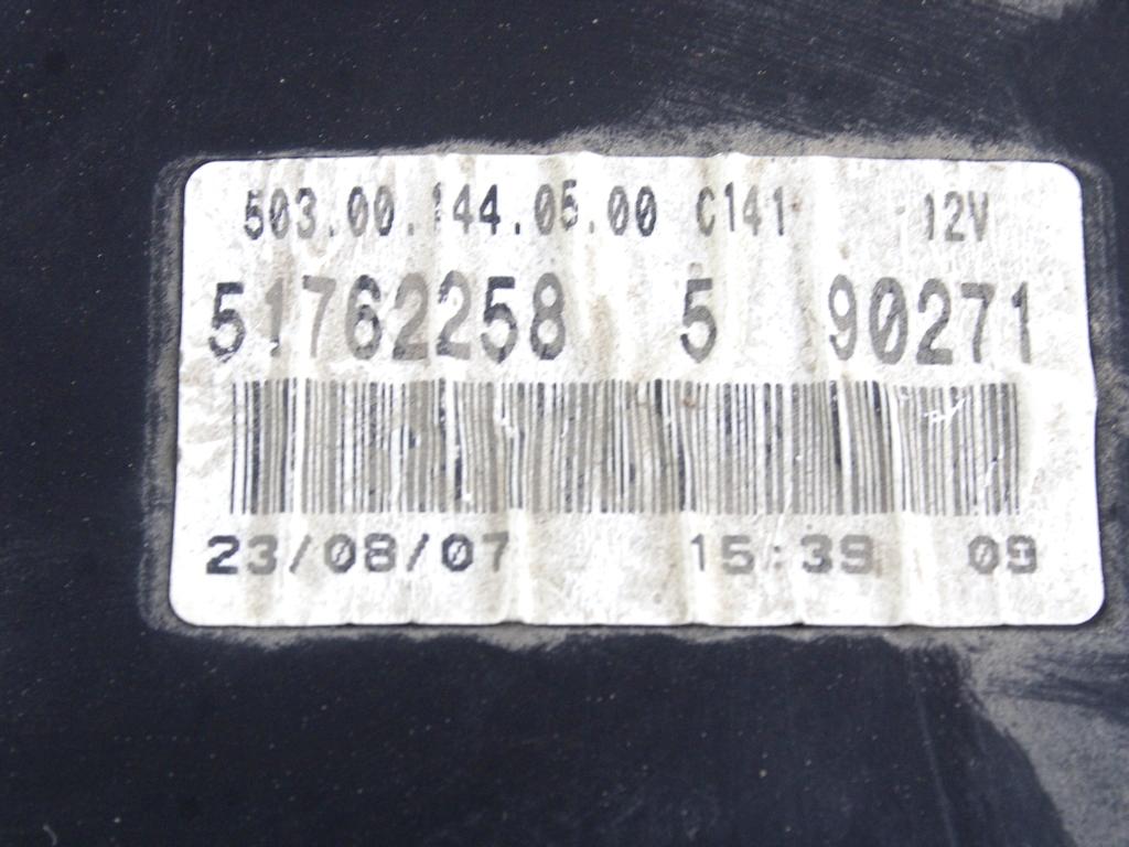 51762258 QUADRO STRUMENTI CONTACHILOMETRI FIAT DOBLO 1.3 D 55KW 5M 3P (2008) RICAMBIO USATO