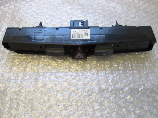 SWITCH HAZARD WARNING/CENTRAL LCKNG SYST OEM N. 03758075 ORIGINAL PART ESED OPEL ASTRA H L48,L08,L35,L67 5P/3P/SW (2004 - 2007) DIESEL 17  YEAR OF CONSTRUCTION 2005