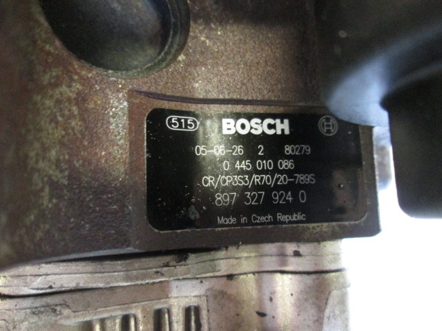 High-Pressure Pump OEM  OPEL ASTRA H L48,L08,L35,L67 5P/3P/SW (2004 - 2007)  17 DIESEL Year 2005 spare part used