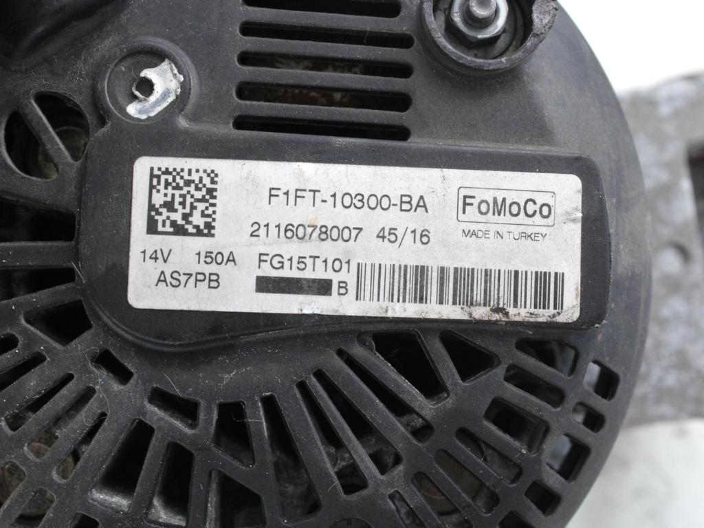 F1FT-10300-BA ALTERNATORE FORD FOCUS ST LINE 1.5 B 134KW 6M 5P (2017) RICAMBIO USATO 