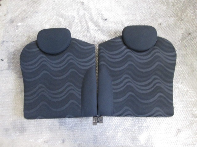 BACKREST BACKS FULL FABRIC OEM N. 15889 SCHIENALE POSTERIORE TESSUTO ORIGINAL PART ESED MINI COOPER / ONE R50 (2001-2006) BENZINA 16  YEAR OF CONSTRUCTION 2002