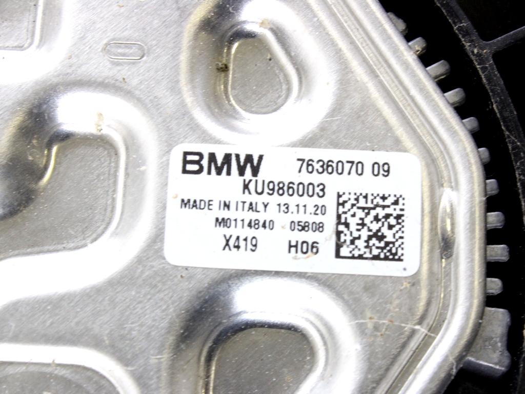 17428596240 ELETTROVENTOLA BMW X2 F39 18D 2.0 D 110KW (2018) RICAMBIO USATO SUPPORTI RIPARATI 17118586282 7636070