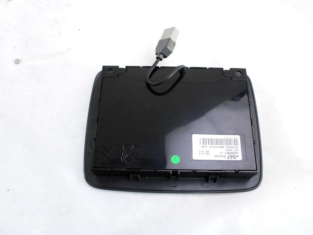 9663995077 DISPLAY MONITOR POGGIATESTA PEUGEOT 5008 1.6 D 80KW 6M 5P (2010) RICAMBIO USATO