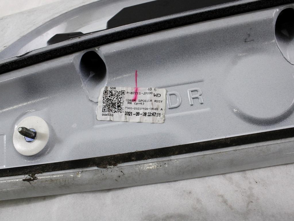 87210-J7000 SPOILER POSTERIORE KIA CEED 1.0 B 74KW 6M 5P (2021) RICAMBIO USATO LEGGERMENTE GRAFFIATO