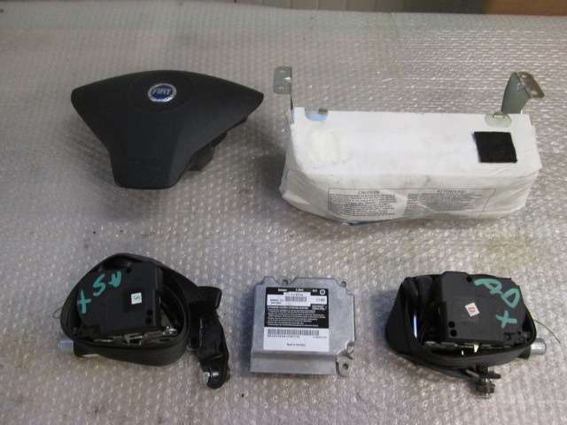 KIT COMPLETE AIRBAG OEM N. 16589 KIT AIRBAG COMPLETO ORIGINAL PART ESED FIAT MULTIPLA (2004 - 2010) BENZINA/METANO 16  YEAR OF CONSTRUCTION 2008