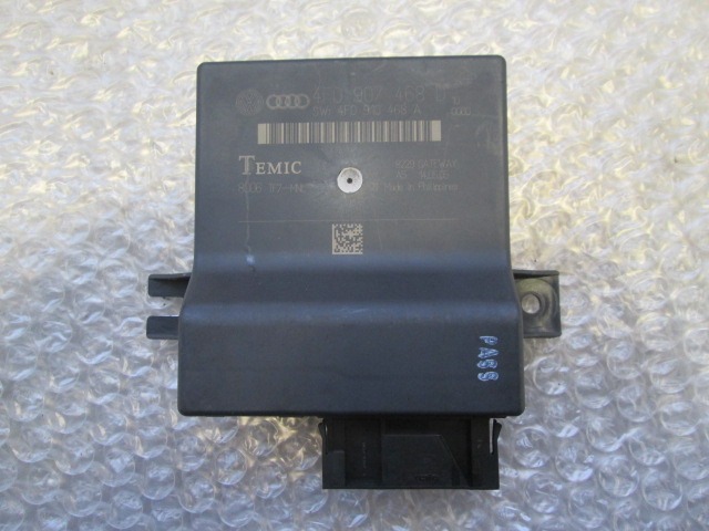 CONTROL UNIT, CRUISE CONTROL / CRUISE CONTROL OEM N. 4F0907468D ORIGINAL PART ESED AUDI A6 C6 4F2 4FH 4F5 BER/SW/ALLROAD (07/2004 - 10/2008) DIESEL 27  YEAR OF CONSTRUCTION 2005