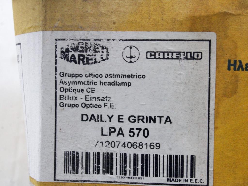 07.630.700 FARO FANALE ANTERIORE SINISTRO O DESTRO IVECO DAILY 2.5 D RICAMBIO USATO 712074068169