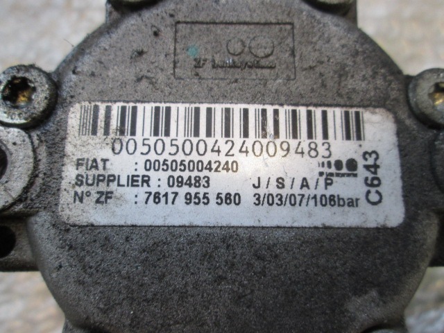 ALFA ROMEO 159 SW 1.9 DIESEL 5P 6M 110KW (2007) POWER STEERING PUMP PARTS 0050500424009483 00505004240 7617955560 09483 51839102