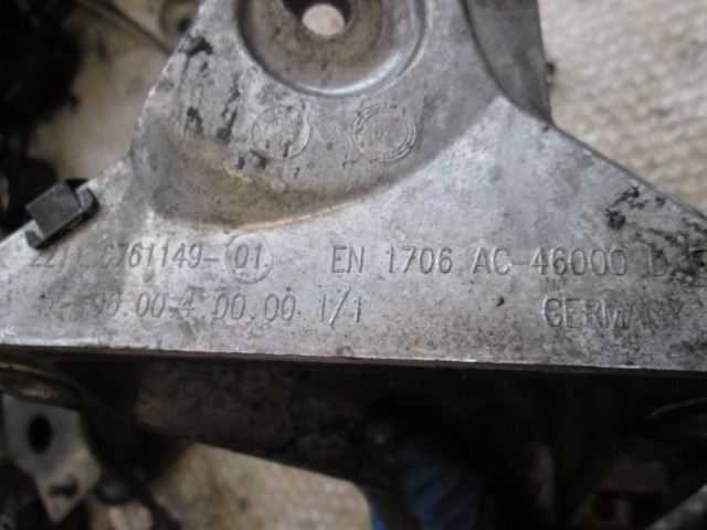 ENGINE SUPPORT OEM N. AC-46000D ORIGINAL PART ESED BMW SERIE 5 E60 E61 (2003 - 2010) DIESEL 25  YEAR OF CONSTRUCTION 2004