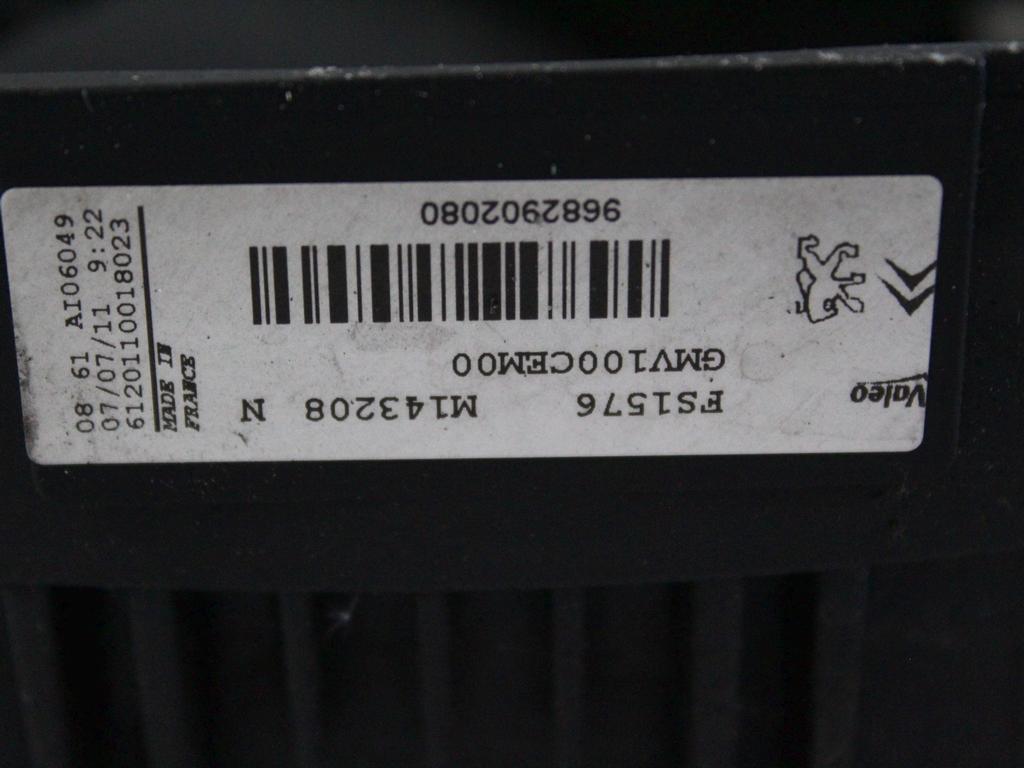 9682902080 ELETTROVGENTOLA  CITROEN C3 1.4 D 50KW 5M 5P (2011) RICAMBIO USATO